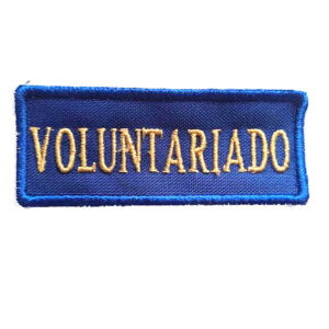 Parche bordado voluntariado
